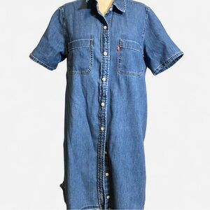Levi's Classic Blue Denim Dress